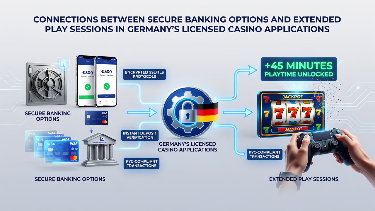 Darstellung sicherer Banktransaktionen in deutschen Casino-Anwendungen unter GGL-Aufsicht
