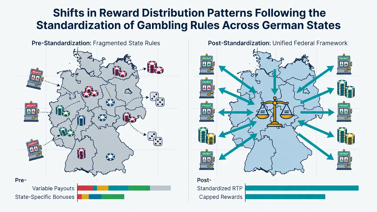 Übersicht über regionale Verschiebungen in Bonusverteilungen im deutschen Glücksspielmarkt 2026