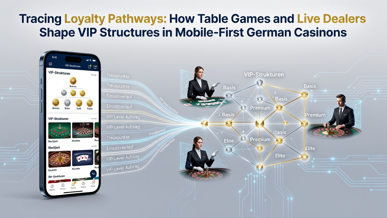 Mobile Casino App mit Live-Dealer-Tischspielen und VIP-Belohnungen